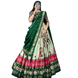 Attractive Designer Wedding Special Semi Stitched Chaniya Choli With stole For Women And Teen Girls