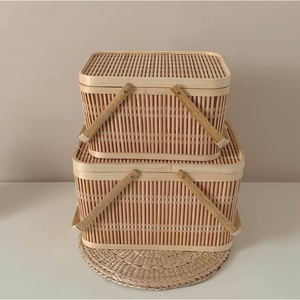 Panier vintage en bambou et en rotin de haute qualité à bon prix en provenance du Vietnam / Paniers en bambou en gros pour l'UE et les États-Unis - Product Image 5