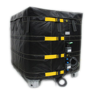 Giacca riscaldante ATEX per IBC da 1000 litri, regolatore di temperatura digitale, protezione contro le esplosioni T3, 2400 W - Product Image 2