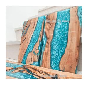 Vente en gros de planche à dessert en résine d'acacia planche de service pour charcuterie pâtisserie comptoir de cuisine organisateur d'aliments placements tampon à découper - Product Image 3