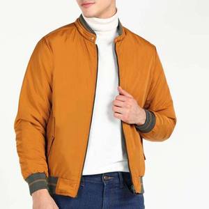 100% poliéster Material de nailon ropa Regular longitud lana satén mejor prendas de vestir exteriores hombres chaquetas de bombardero impermeable estilo High Street - Product Image 1