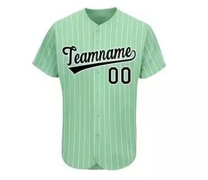 Camisetas de Béisbol Sublimadas Personalizadas al por Mayor, Ropa Deportiva Estampada 100% Poliéster de Secado Rápido y Transpirable con Logotipo Personalizado, Mejor Talla Grande - Product Image 4