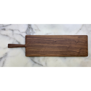 Planche à découper rectangulaire en bois naturel de style écologique combinaison de différentes finitions et textures pour la cuisine à domicile - Product Image 4