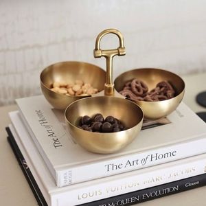 Antique Brass <b>Metal</b> <b>Bowl</b> for Vintage Decor Kitchenware Hotel ware Wedding Parties - Product Image 4