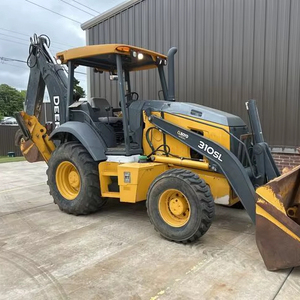 Minicargadora de tractor JohnN Deere 310SL usada, MINICARGADORA DE ruedas delantera usada de calidad con componente de motor central - Product Image 1