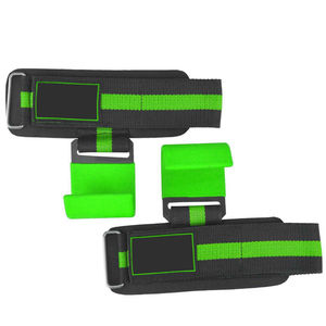 Ganchos para Levantamiento de Pesas, Agarres para Dominadas, Muñequeras, Correas, Soporte para Muñecas para Entrenamiento en Gimnasio - Product Image 4
