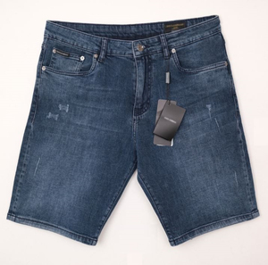 Shorts décontractés légers pour hommes en toile 100 % coton, respirants, unis, amples, lavés, avec logo personnalisé, taille haute, longueur genou, vente en gros - Product Image 3