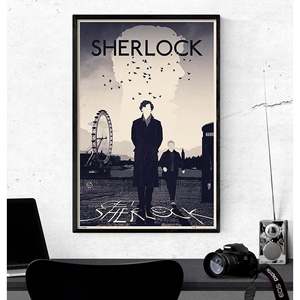 Modern Sherlock <b>Poster</b> Stylish Paper Design for Wall Use - Product Image 2
