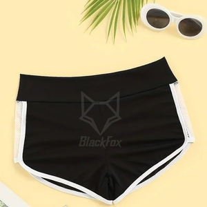 Women's High Waist Eco-Friendly Fishnet Lounge Booty Short Breathable <b>Elastic</b> <b>Waistband</b> Washed Technics Skinny Fit Durable - Product Image 6