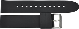 Unisex JD1608 Sports Soft Silicone Light Wristband Black Water-Resistant 20/22mm 49mm Stainless Steel Buckle <b>Watch</b> Band <b>Watches</b> - Product Image 2