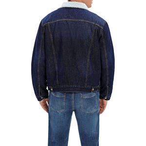 Nouveau meilleur design personnalisé unique demande personnalisée nouveau style au tarif d'usine pour les vestes en jean pour hommes - Product Image 2