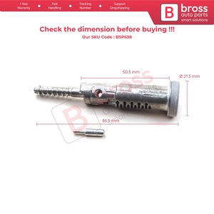 ก้านล็อคพวงมาลัย BSP638 พร้อมกระบอกล็อคกุญแจ HU46 สำหรับ Combo Kadett Corsa Astra Tigra - Product Image 6
