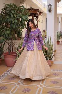 Lehenga Choli pour mariage, événements, prix de gros, vêtements traditionnels indiens et pakistanais, matériaux recyclés, sans plis, élégant - Product Image 5