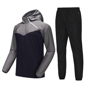 Chándales personalizados para correr, entrenamiento para correr, cremalleras frontales, impresión personalizada de alta calidad y bordado, chándal de talla grande para hombres - Product Image 1