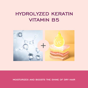 <span class=keywords><strong>Masque</strong></span> capillaire à la protéine et à la vitamine B5 en marque propre, brillance <span class=keywords><strong>ultra</strong></span> durable, lisse et soyeux, traitement réparateur pour <span class=keywords><strong>cheveux</strong></span> abîmés - Product Image 3