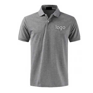 Venta al por mayor OEM logotipo personalizado Plus tamaño Polos personalizar Color manga corta Camiseta 100% algodón transpirable hombres camisetas - Product Image 1