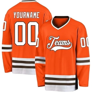 Haute Qualité Personnalisé Dernier Produit Sublimation Hockey Sur Glace Jersey Impression À Séchage Rapide OEM Sport Slim Fit Hockey Jersey - Product Image 1