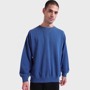 Sudadera Oversize de Algodón Grueso al por Mayor, Cómoda para Uso Diario, Ropa de Invierno de Moda, Sudadera con Etiqueta Privada para Clientes - Product Image 1