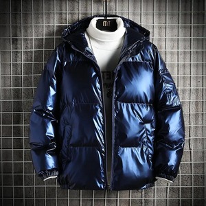 OEM con capucha pesado diseñador Puff acolchado abrigo Odm Logo de gran tamaño de los hombres de la burbuja de invierno negro personalizado hombres brillante Puffer chaqueta - Product Image 5