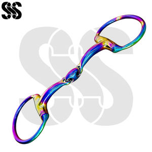 Bocados de Acero Inoxidable para Entrenamiento de Caballos, Diseño Clásico, Pulidos, Suaves para los Caballos, Duraderos para Mayor Comodidad al Montar - Product Image 3