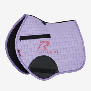 Doublure en tissu doux de qualité supérieure matériau durable conception confortable pour la longue formation d'équitation en gros tapis de selle de cheval anglais - Product Image 1