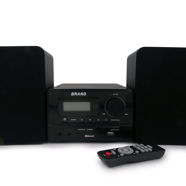 Hi-Fi CD for Micro System with BT/CD Radio USB Remote Control High-Fidelity Hifi Speaker System