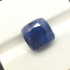 9.15 ct saphir bleu coussin naturel 10.5X10X8 MM coupe facettes gemme en vrac pierre précieuse oeil propre saphir brillant pour bague - Product Image 2