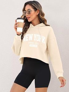 Sudaderas con Capucha Cortas de Estilo Urbano al por Mayor, Sudaderas con Capucha Personalizadas de Felpa, Sudaderas con Capucha Ajustables de NY para Invierno - Product Image 4