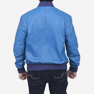 Chaqueta de Cuero para Hombre, Cuero de Grano Completo, Ajuste Cómodo, Estilo Moderno, Perfecta para Uso Casual y Semi Formal, Precio Razonable, OEM - Product Image 6