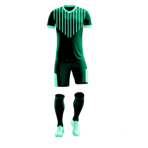 Nuevo Conjunto de Camiseta y Pantalones Cortos de Fútbol para Hombre, Impresión Digital de Alta Calidad, Poliéster, Verano-Otoño, Nombre del Equipo Personalizado, Equipación de Fútbol - Product Image 5