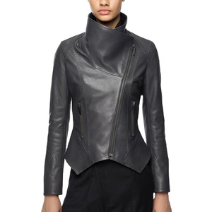 Chaqueta de Cuero Vacuno para Hombre, Estilo Nuevo, Cuello Camisero, Diseño Personalizado Duradero, Cierre de Cremallera, Invierno, Estilo Urbano, Logotipo Frontal - Product Image 2