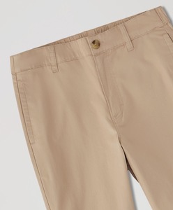 Pantalones de Sarga Suave de Corte Recto para Hombre de Alta Calidad, Cintura Plana con Ribete - Product Image 5