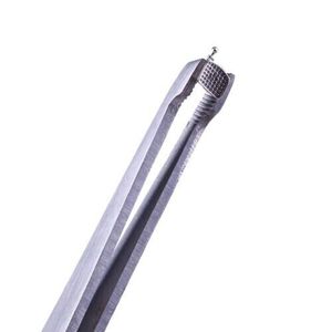 Dental Orthodontic <b>Bracket</b> Tweezers Holder Stainless Steel Serrated Tweezer, German Stainless Steel, By Zarnab Surgical - Product Image 2