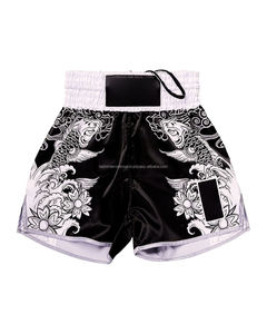 Pantalones Cortos de Artes Marciales de Cintura Media, Tejidos, de 220g, con Detección de Agujas, Ligeros, Elásticos y de Secado Rápido - Product Image 3