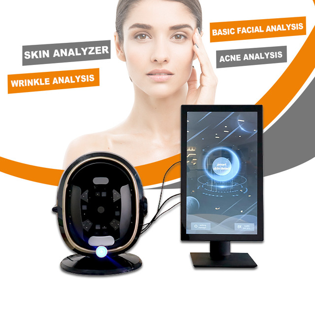 13.3 Inch Screen HD Skin Analyzer 8 Lights Spectrum 3D Face Analysis Composition Analysis Machine for Wrinkle Pore Acne Pigment