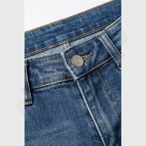 Jeans en denim décontractés pour hommes de haute qualité, vintage, hiver, coupe droite, 100% coton, respirant, fournisseur en gros - Product Image 4