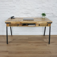 Bureau en bois moderne - Design rétro Archi pour bureau à domicile et salon
