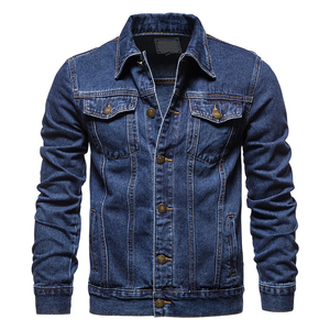 Chaquetas de mezclilla prendas de vestir para hombres Trendy 2024 Casual Jacket Denim Outdoor Single Best Denim Jacket para hombres - Product Image 4