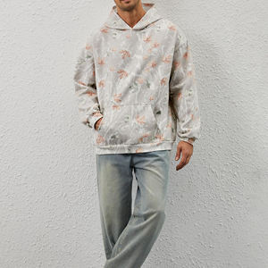 Sudadera con Capucha Estampado Camuflaje Selva, Holgada y Cómoda para Hombre - Product Image 5