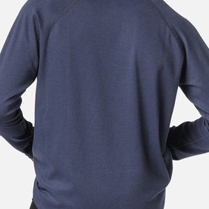 Pull-over à fermeture éclair quart pour hommes personnalisé sweat-shirt et sweat à capuche polaire logo brodé demi-fermeture éclair haut sweats pour hommes - Product Image 6