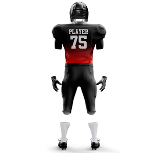 ชุดยูนิฟอร์มฟุตบอลแบบสั่งทำปักลายสำหรับเยาวชนอเมริกันฟุตบอลชุดเสื้อผ้าทอลายทแยง - Product Image 5