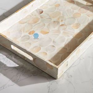 Charming Appeal Vietnam Grossiste Maison Décorative Servant Capiz Shell Nacre Plateau - Product Image 5