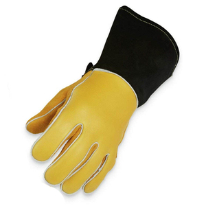 ผลิตภัณฑ์เชื่อมโลหะเพื่อความปลอดภัย ถุงมือป้องกันสัตว์ ถุงมือป้องกันการใช้งาน ถุงมือหนังวัวแท้สำหรับงานเชื่อมโลหะ ผลิตตามแบบ OEM - Product Image 5