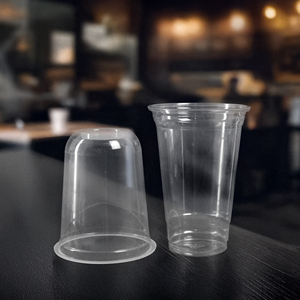 Quang Quan transparente PET/PP vasos desechables de pared simple tapa 16/20/24oz tamaños para café leche té Bebidas frías - Product Image 3