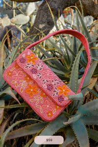 Custom Embroidery Cotton Bag with <b>Sling</b> Belt - Product Image 3