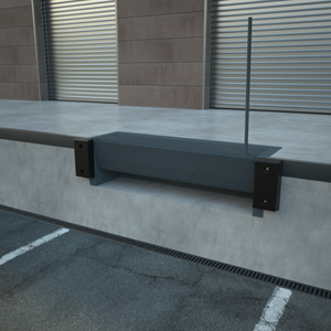 สะพานขนถ่ายแบบแมนนวล TM PEDANE รุ่น MR-ACC.MANBOX ขนาด 2040x430x500 มม. รับน้ำหนักได้ 6000 กก. ผลิตจากเหล็ก อลูมิเนียม ระบบไฮดรอลิก - Product Image 1