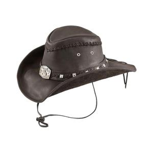 Sombrero de Vaquero de Cuero Genuino al por Mayor, Ecológico, con Impresión de Logotipo de Marcas Personalizadas, OEM, Protección Solar para Viajes al Aire Libre - Product Image 2