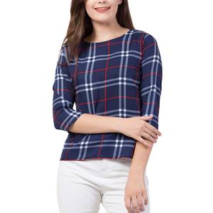 เสื้อยืดสตรี,เสื้อยืดสตรีแบบสวมหัวพิมพ์โลโก้ - Product Image 4