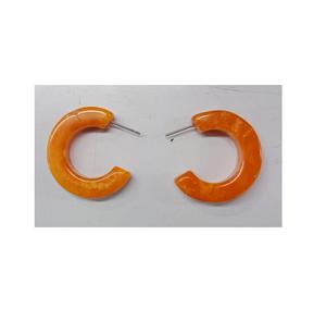 Pendientes de resina epoxi personalizados, diseño moderno para regalo, compromiso de lujo, joyería de moda, pendientes de aro de resina de alta calidad - Product Image 6