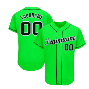 Maillot de baseball orange personnalisé pour homme, manches courtes, nom de l'équipe 00, imprimé à l'écran, polyester respirant, uniforme de sport - Product Image 4